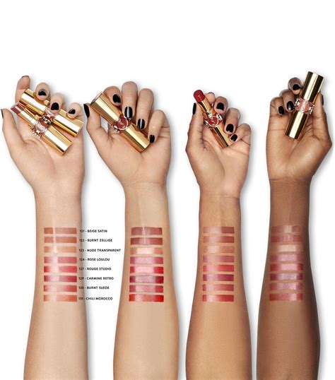 ysl 69 rouge volupte shine|ysl rouge volupte shine swatches.